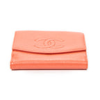 Wallet Timeless Compact Bifold Wallet Peach Caviar Leather