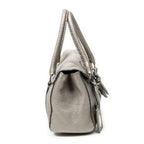Handbag Mini Linda Grey Selleria Leather