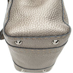 Handbag Mini Linda Grey Selleria Leather