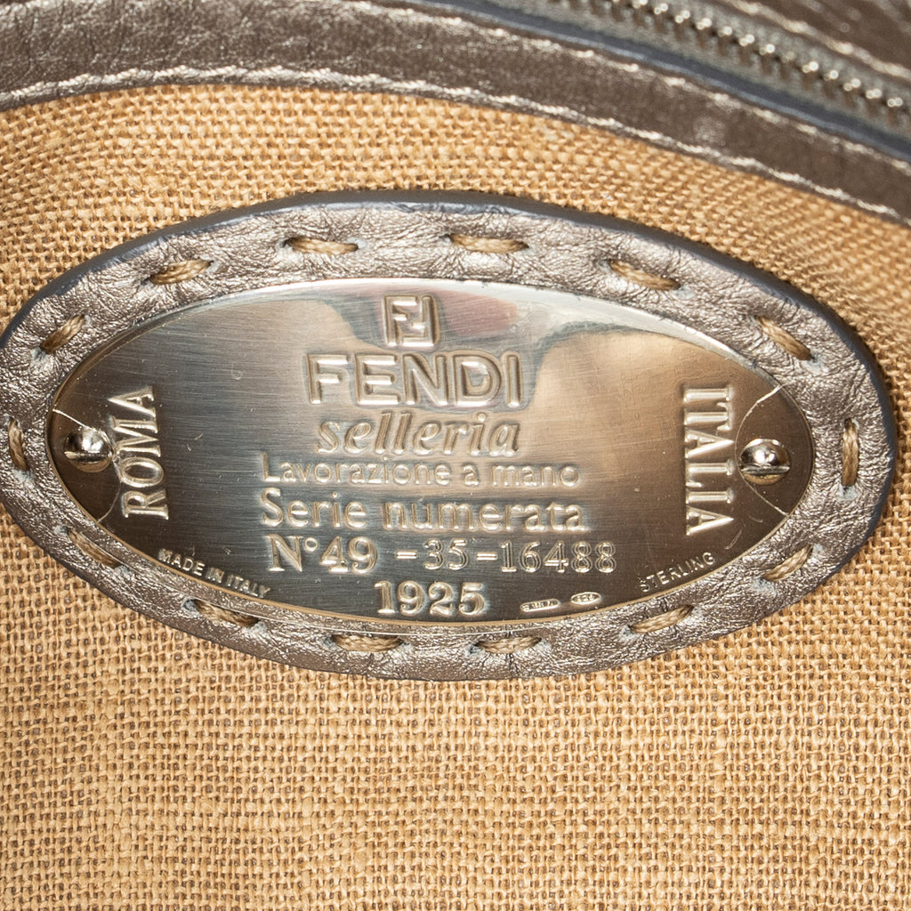 Handbag Mini Linda Grey Selleria Leather