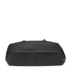 Handbag Large Bamboo Shopper Tote Black Quilted Nylon Canvas
