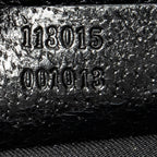Shoulder Bag Horizontal Jacquard Tote Black Monogrammed Canvas