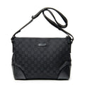 Shoulder Bag Joy Messenger Black Monogrammed Canvas