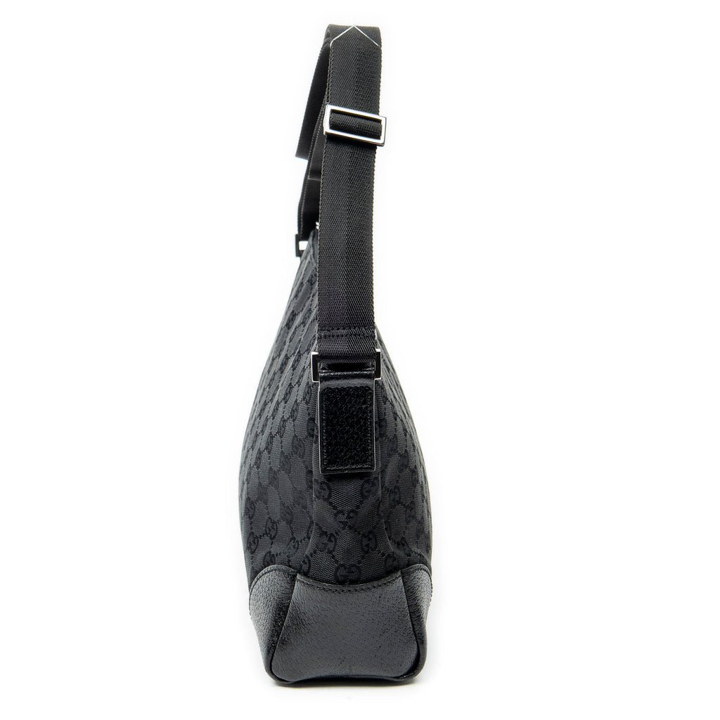 Shoulder Bag Joy Messenger Black Monogrammed Canvas