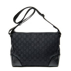 Shoulder Bag Joy Messenger Black Monogrammed Canvas