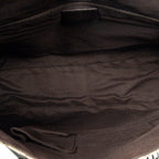 Shoulder Bag Medium Buckle Messenger Dark Brown Supreme Coated Canvas
