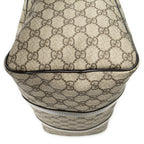 Handbag Medium Boston Dark Brown Supreme Coated Canvas
