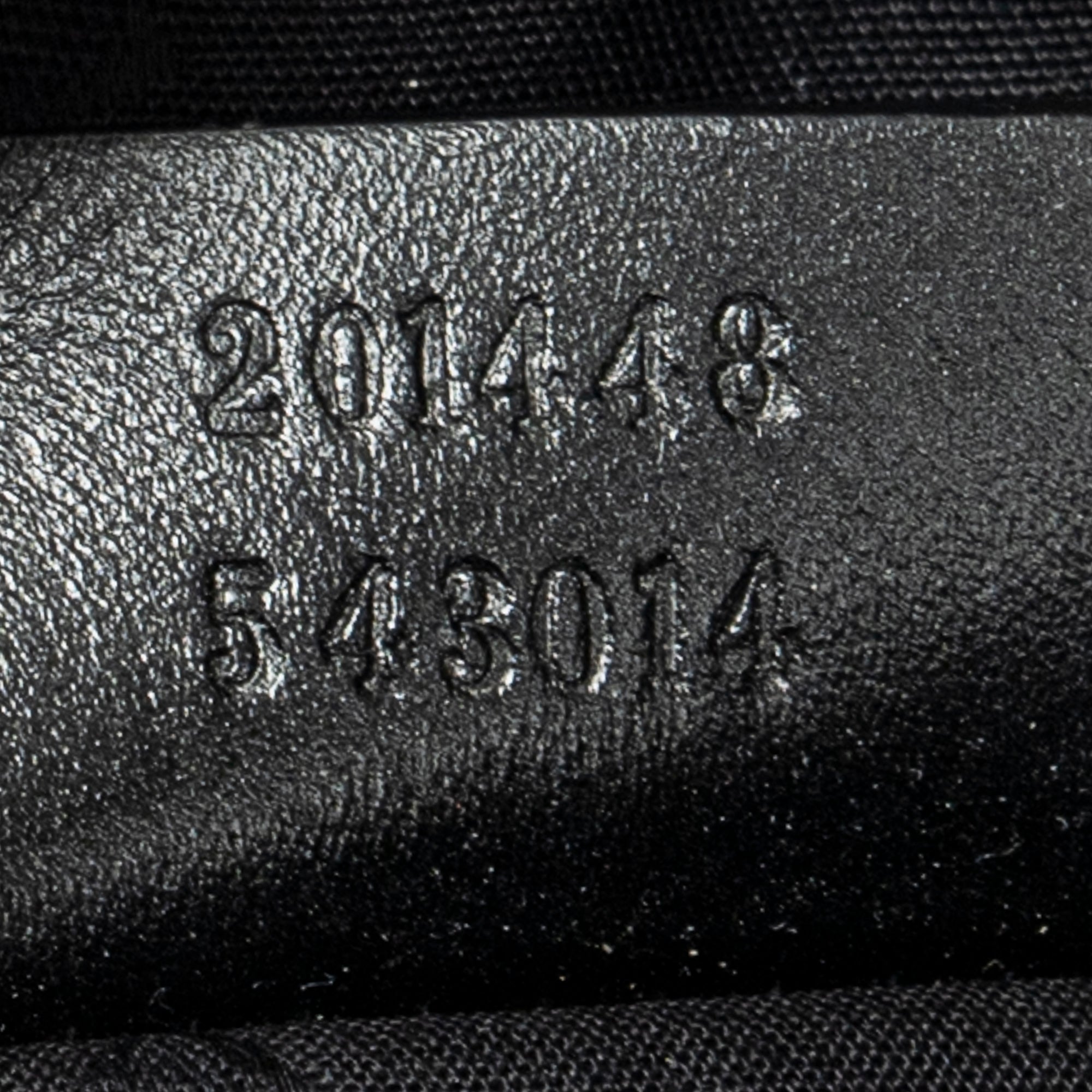 Shoulder Bag Front Zip Messenger Black Guccissima Imprint Coated Canvas