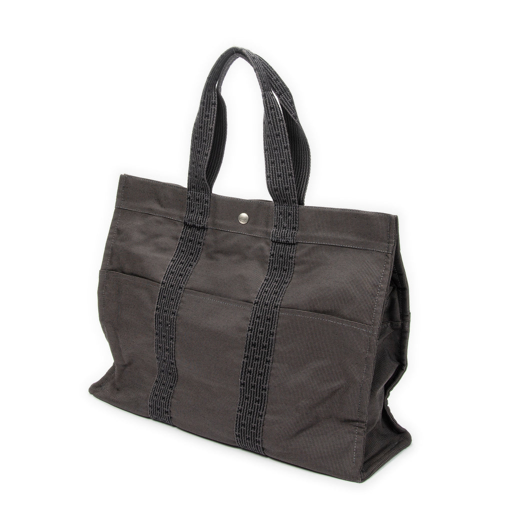 Shoulder Bag Herline Tote GM Grey Canvas
