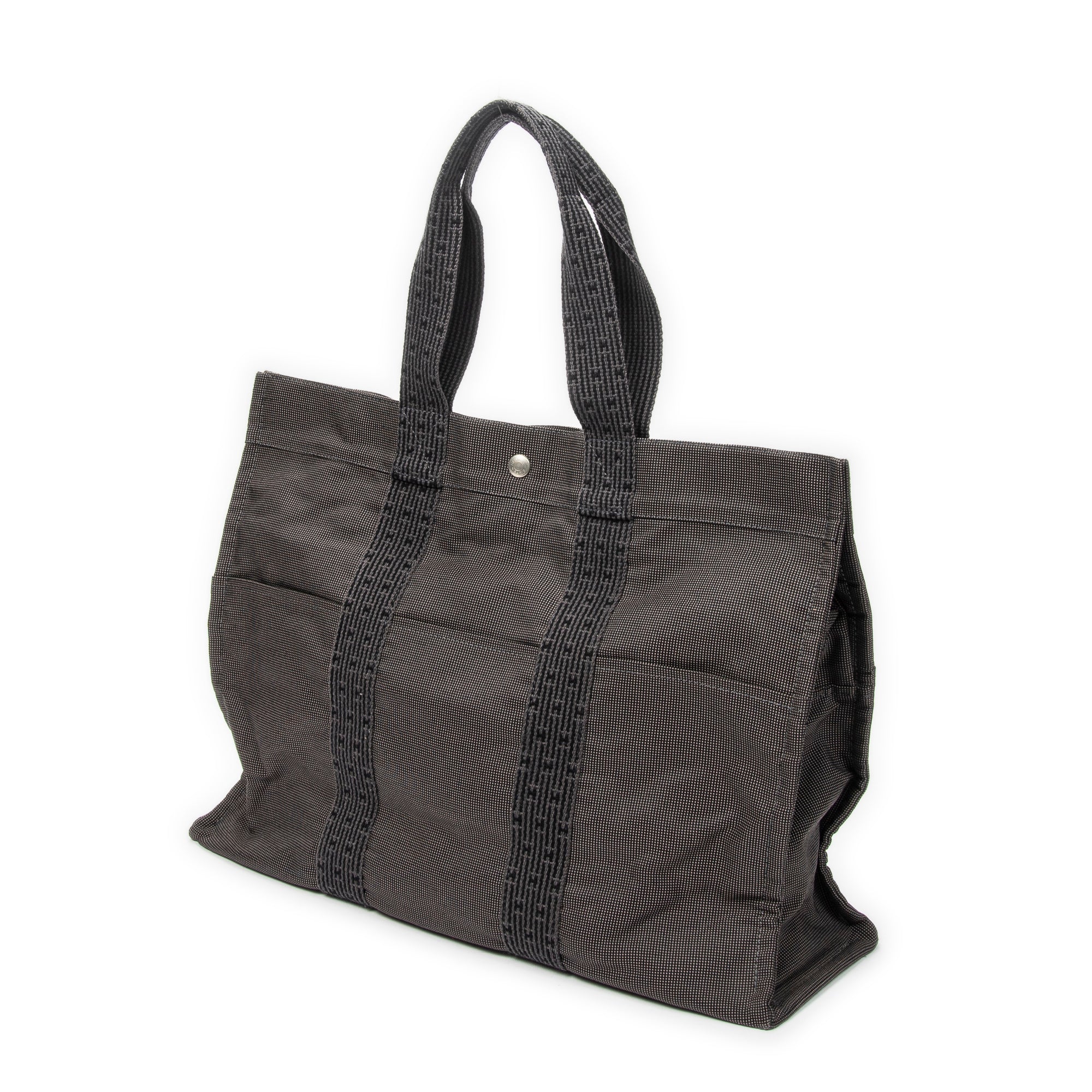 Shoulder Bag Herline Tote GM Grey Canvas