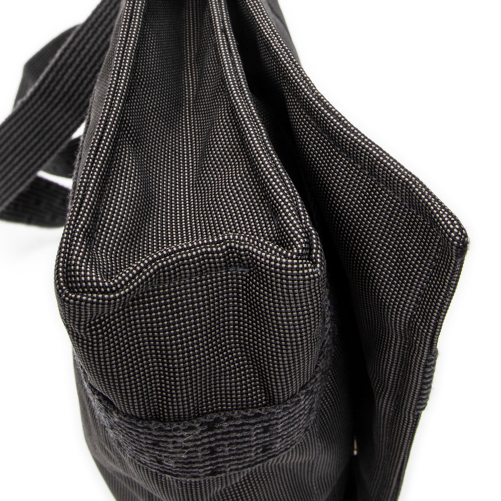 Shoulder Bag Herline Besace MM Grey Canvas