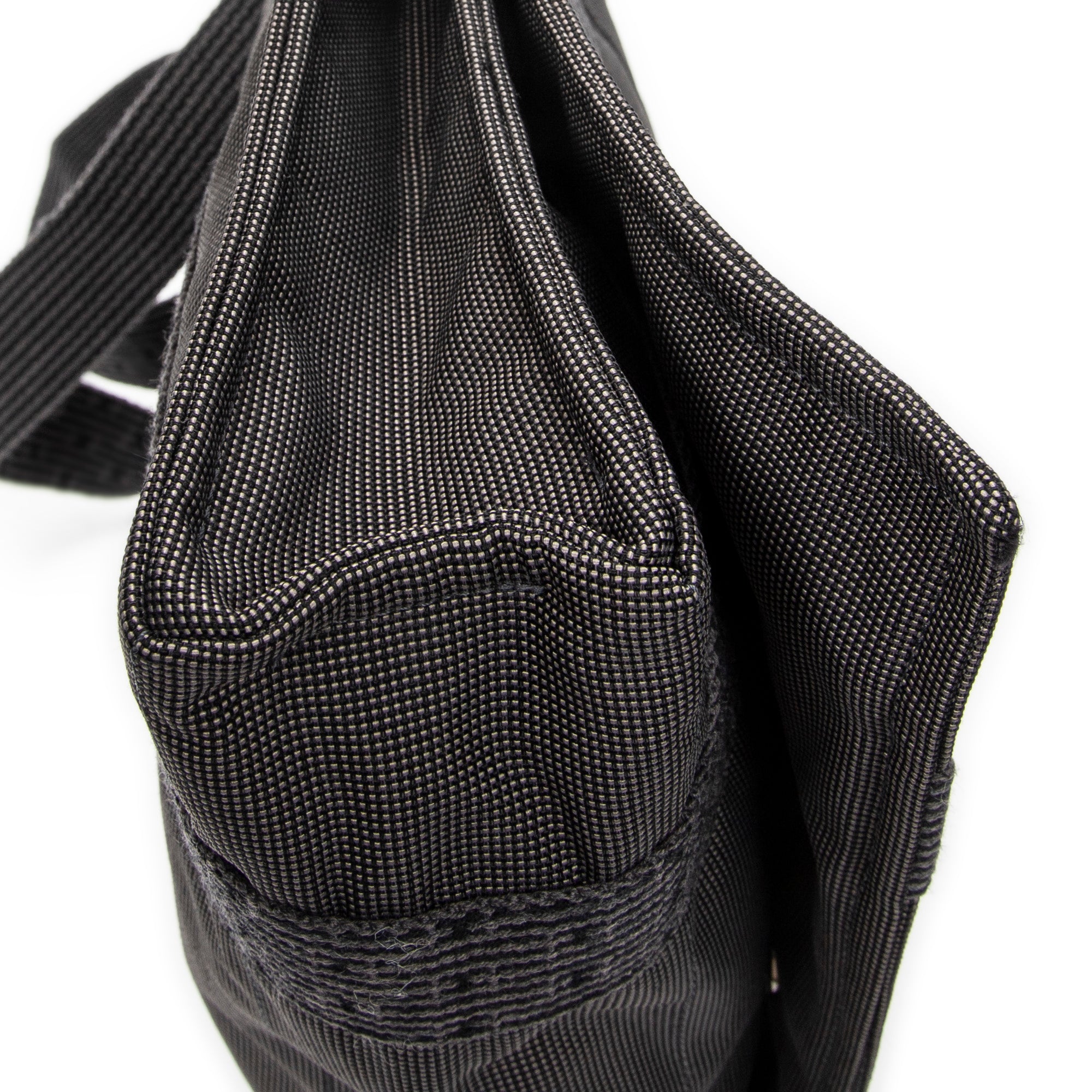 Shoulder Bag Herline Besace MM Grey Canvas