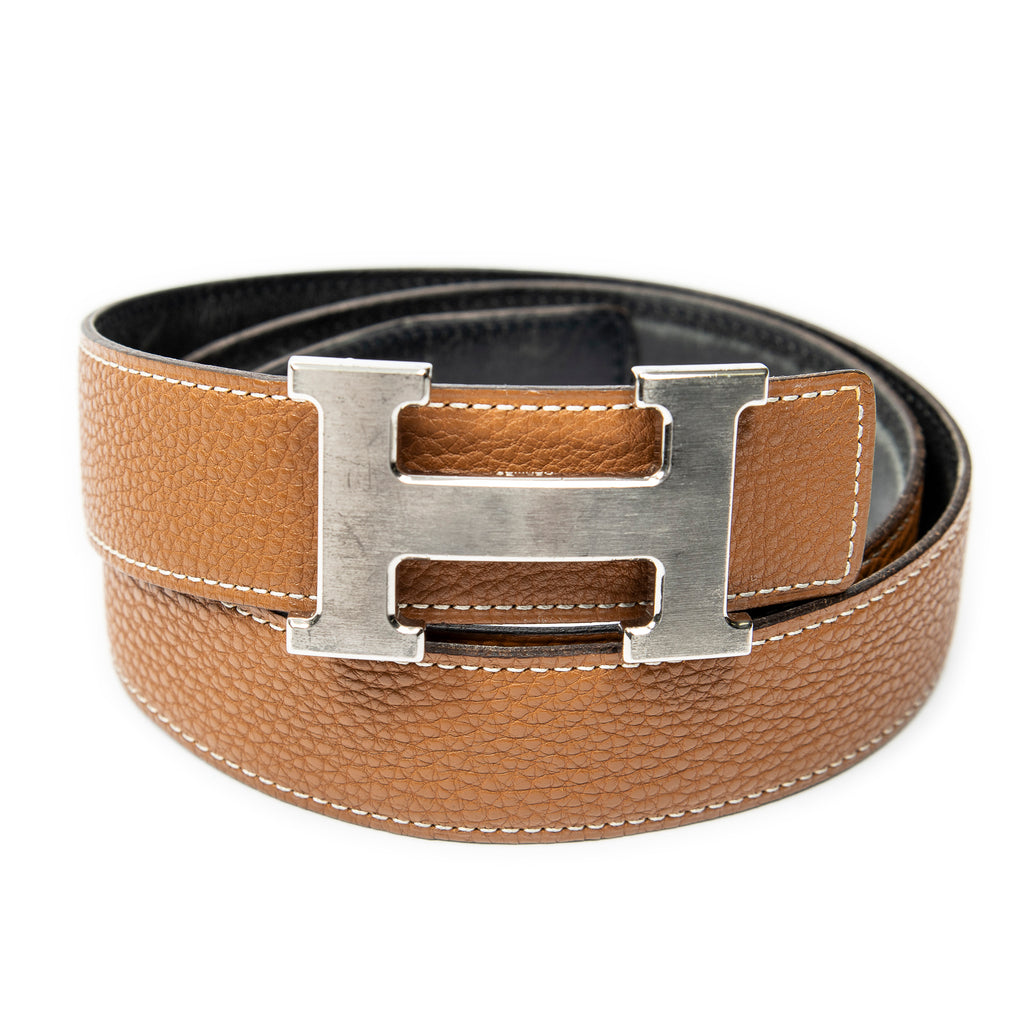 Belt Constance H Belt 85 Black Togo Leather