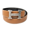 Belt Constance H Belt 85 Black Togo Leather