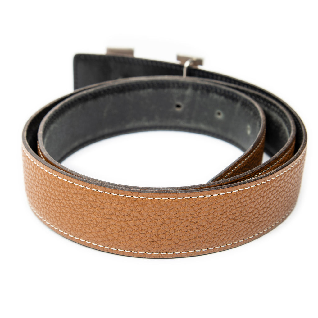 Belt Constance H Belt 85 Black Togo Leather
