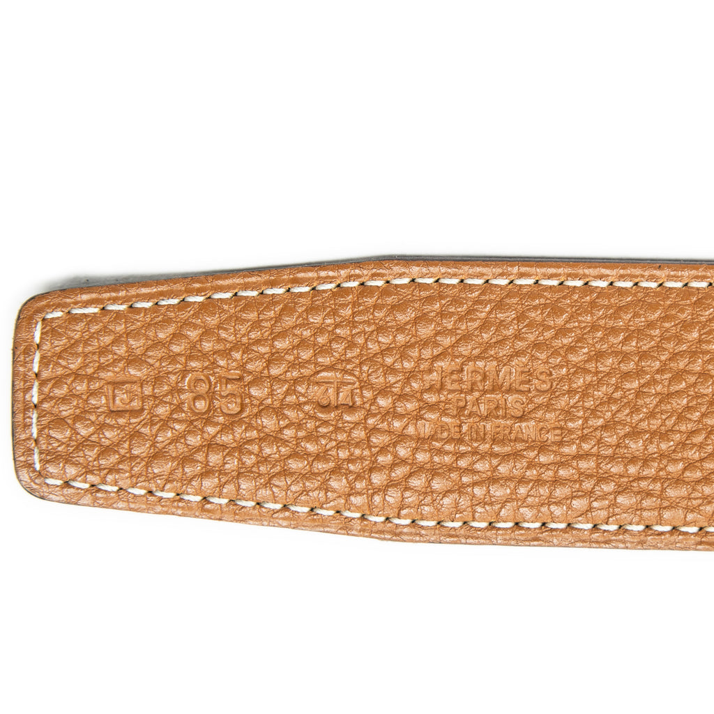 Belt Constance H Belt 85 Black Togo Leather
