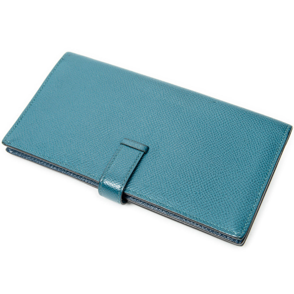 Wallet Bicolor Bearn Wallet Malachite Epsom Leather