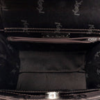 Handbag Vintage Small Top Handle Tote Dark Brown Monogram Nylon Canvas