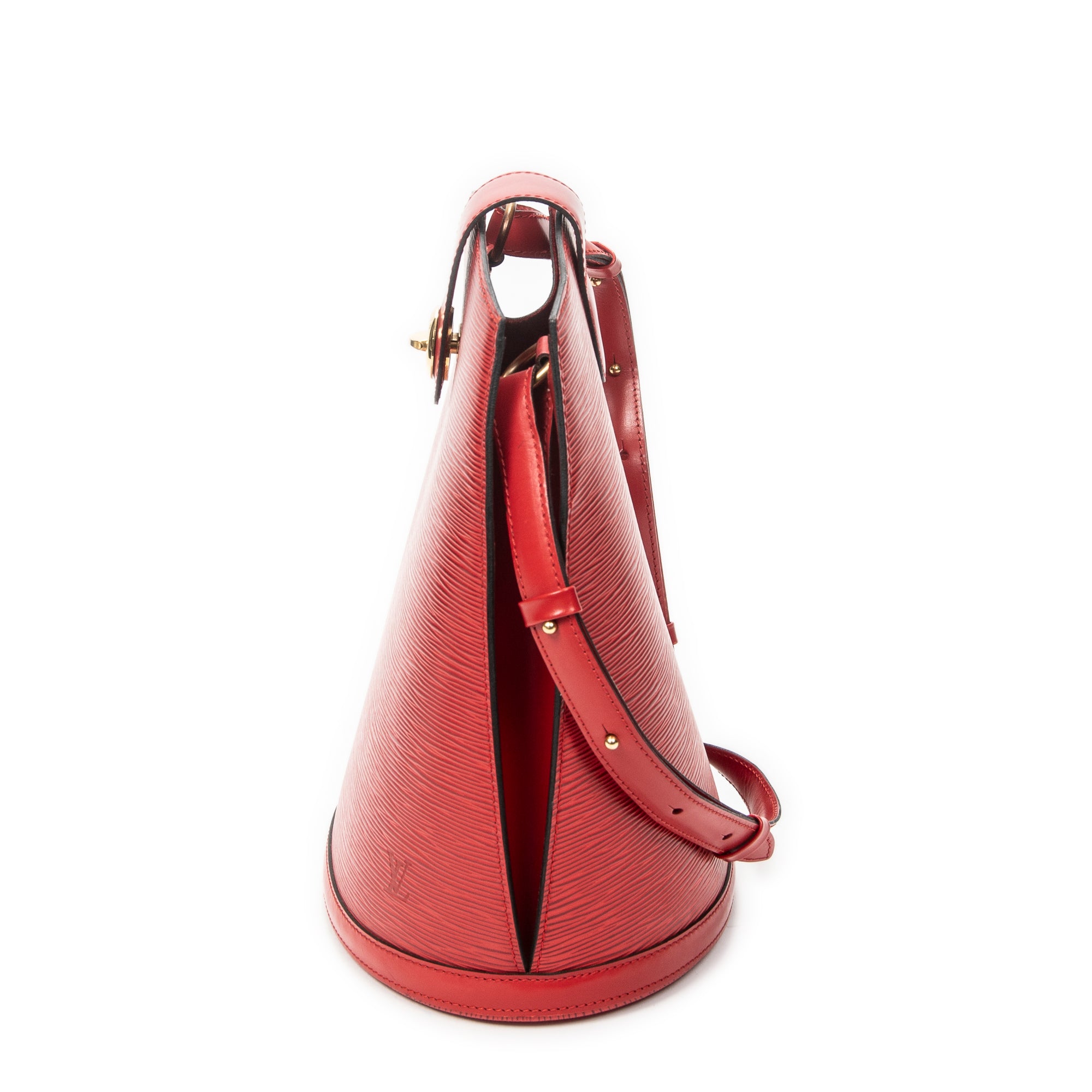 Shoulder Bag Cluny Red Epi