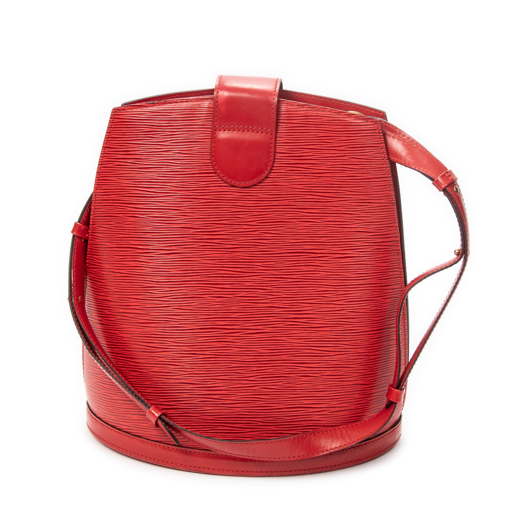 Shoulder Bag Cluny Red Epi