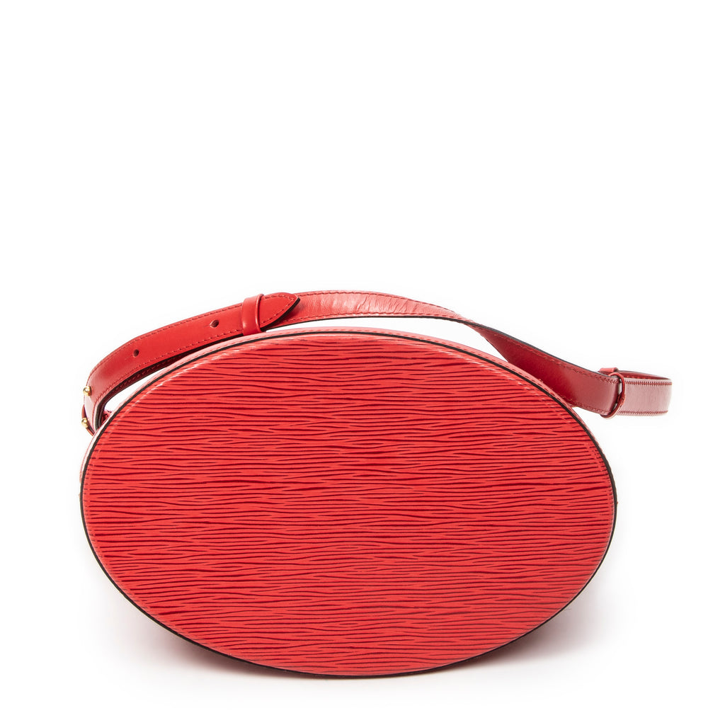 Shoulder Bag Cluny Red Epi