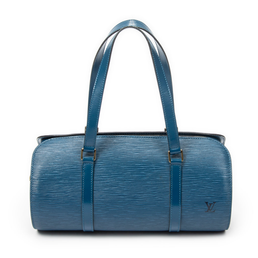 Handbag Soufflot Blue Epi