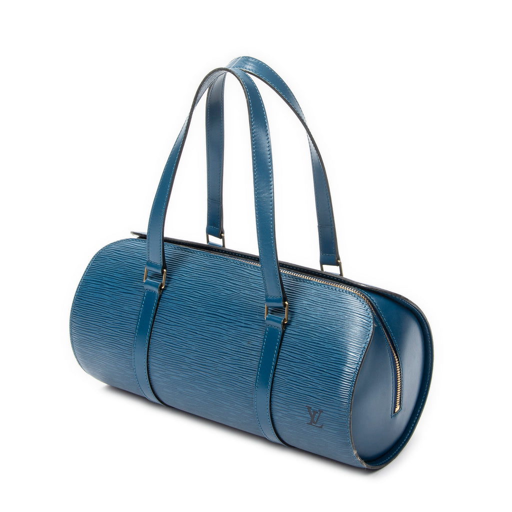 Handbag Soufflot Blue Epi