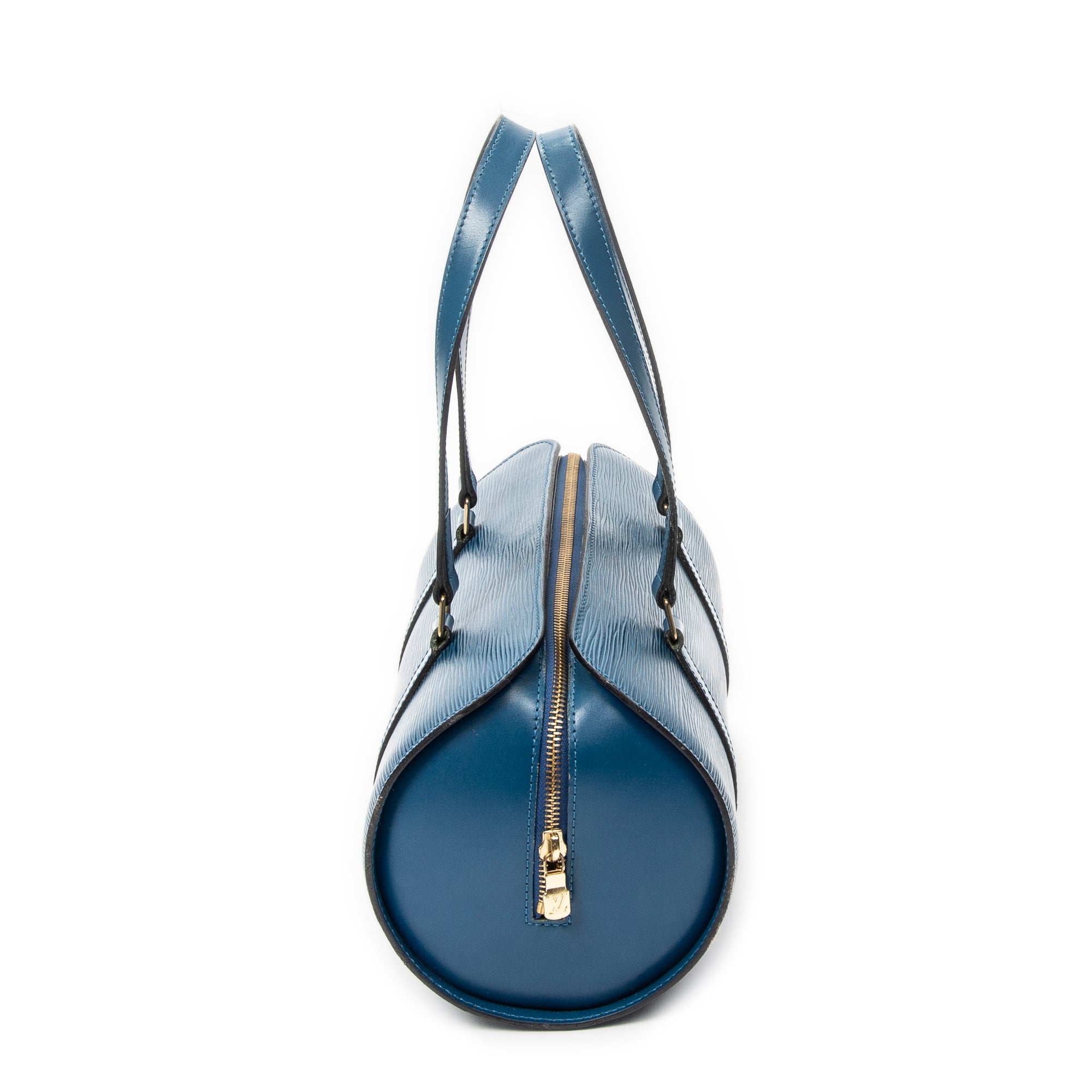Handbag Soufflot Blue Epi