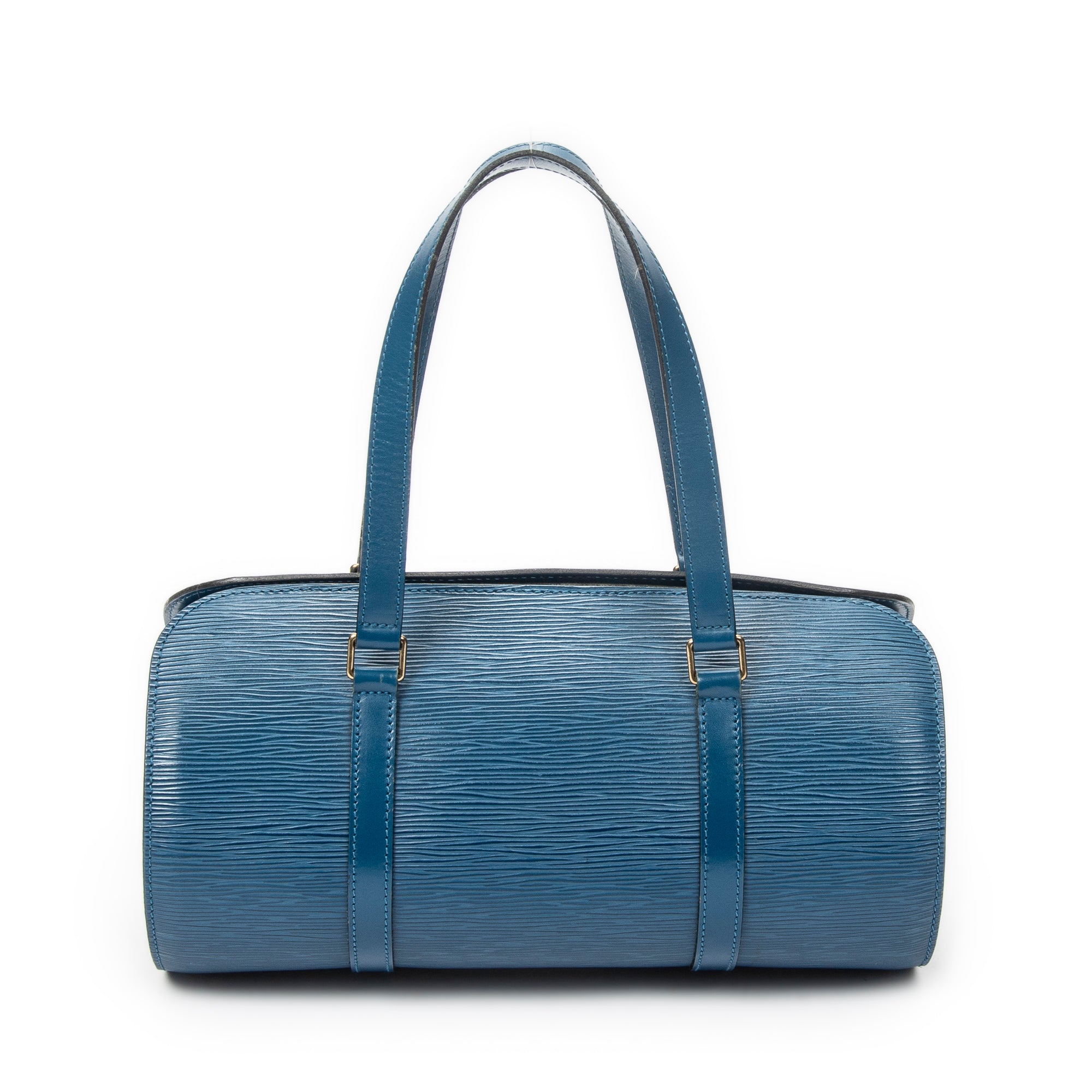 Handbag Soufflot Blue Epi