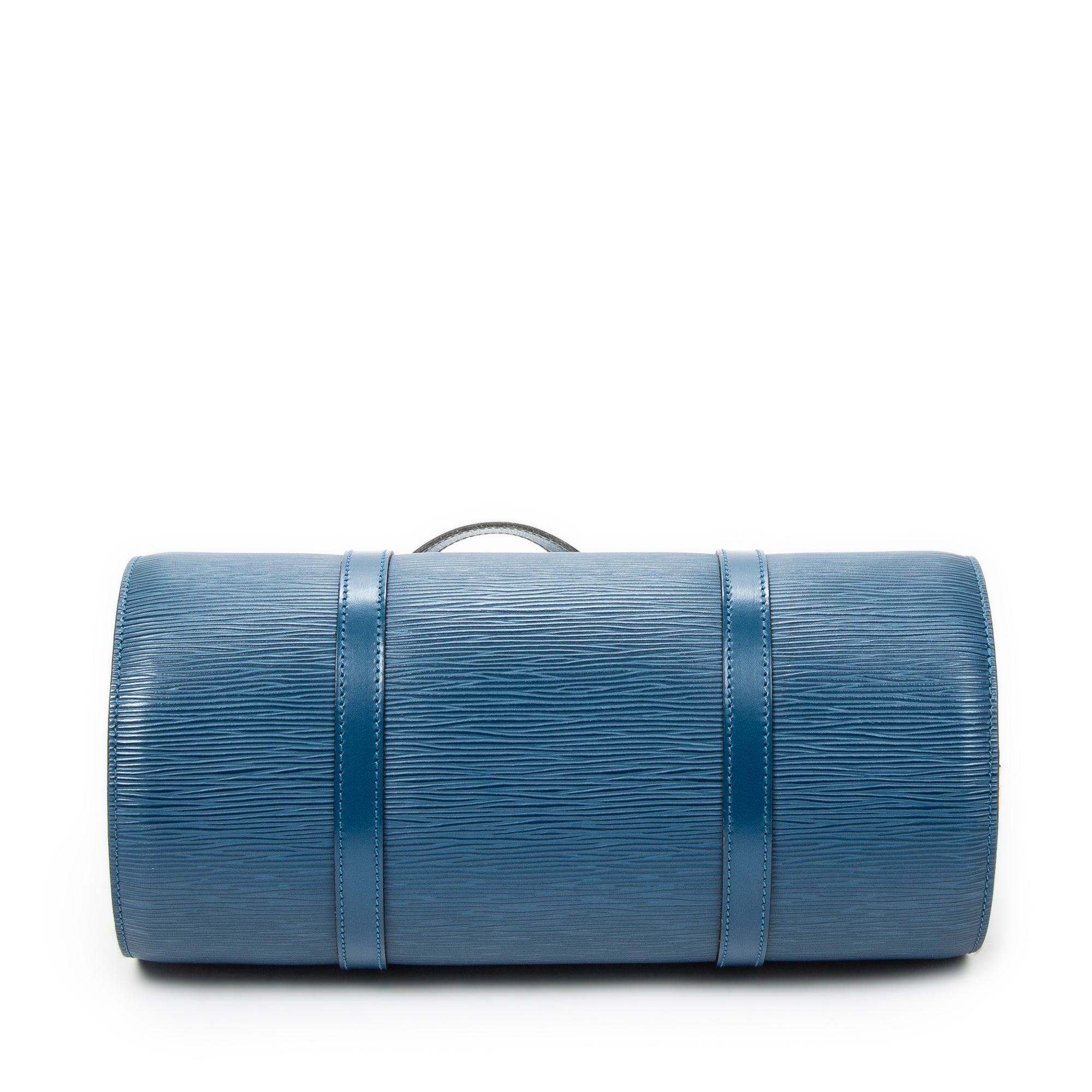 Handbag Soufflot Blue Epi