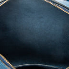 Handbag Soufflot Blue Epi