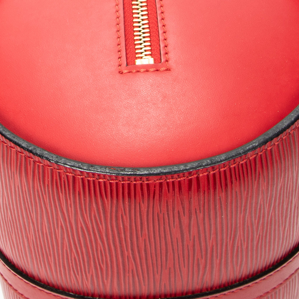 Handbag Soufflot Red Epi