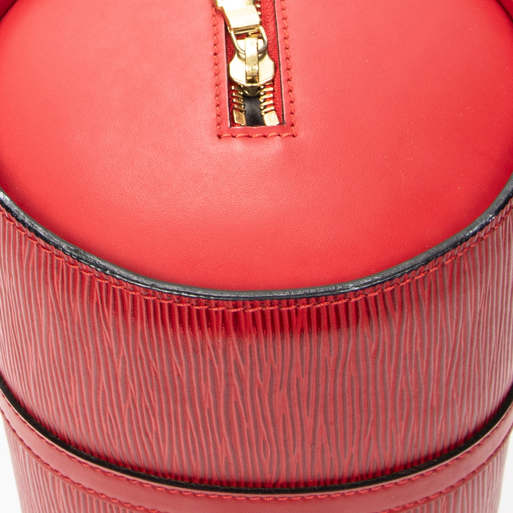 Handbag Soufflot Red Epi