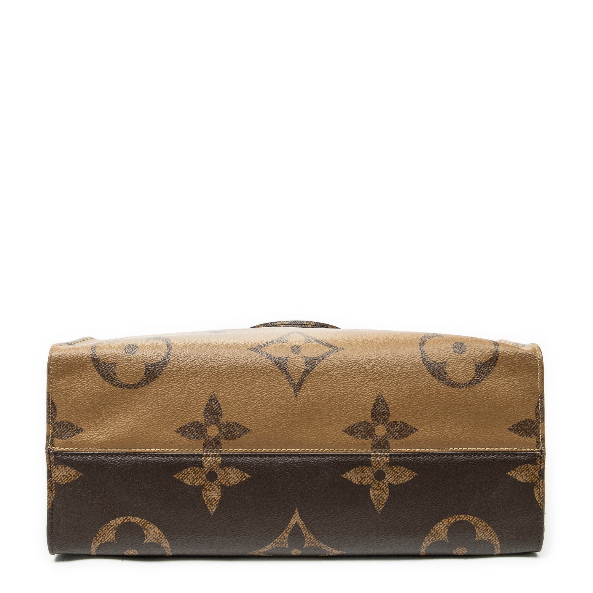 Shoulder Bag On The Go Brown Monogram Giant Reverse