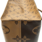 Shoulder Bag On The Go Brown Monogram Giant Reverse