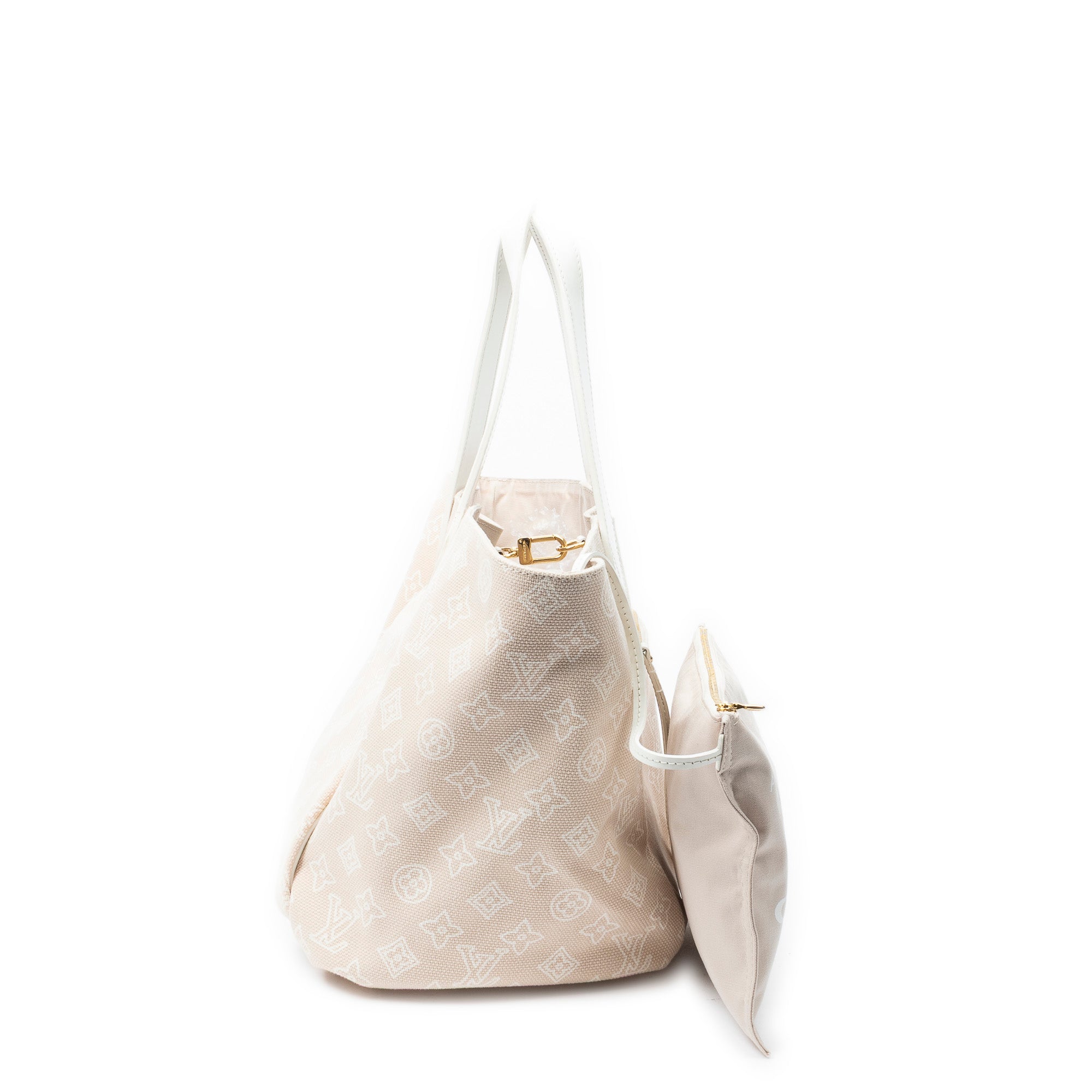 Shoulder Bag Cabas Ipanema GM Sable Monogram Woven Canvas