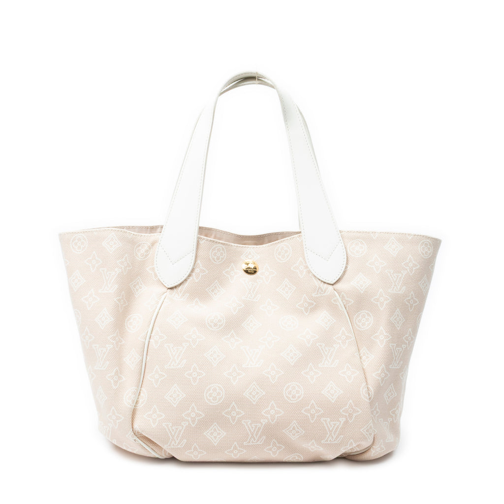Shoulder Bag Cabas Ipanema GM Sable Monogram Woven Canvas