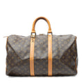 Travel Bag Keepall 45 Brown Monogram Canvas
