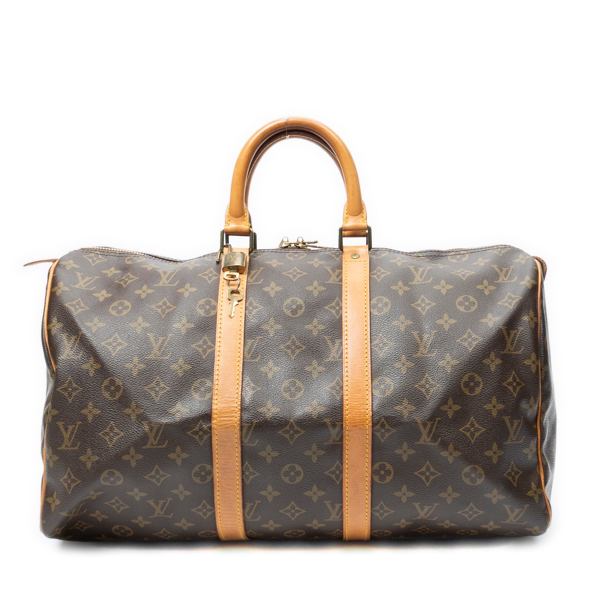 Travel Bag Keepall 45 Brown Monogram Canvas