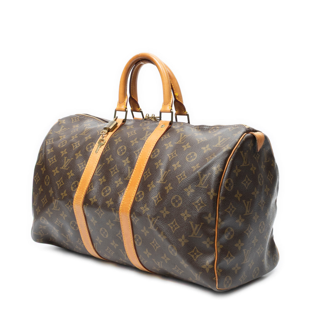 Travel Bag Keepall 45 Brown Monogram Canvas