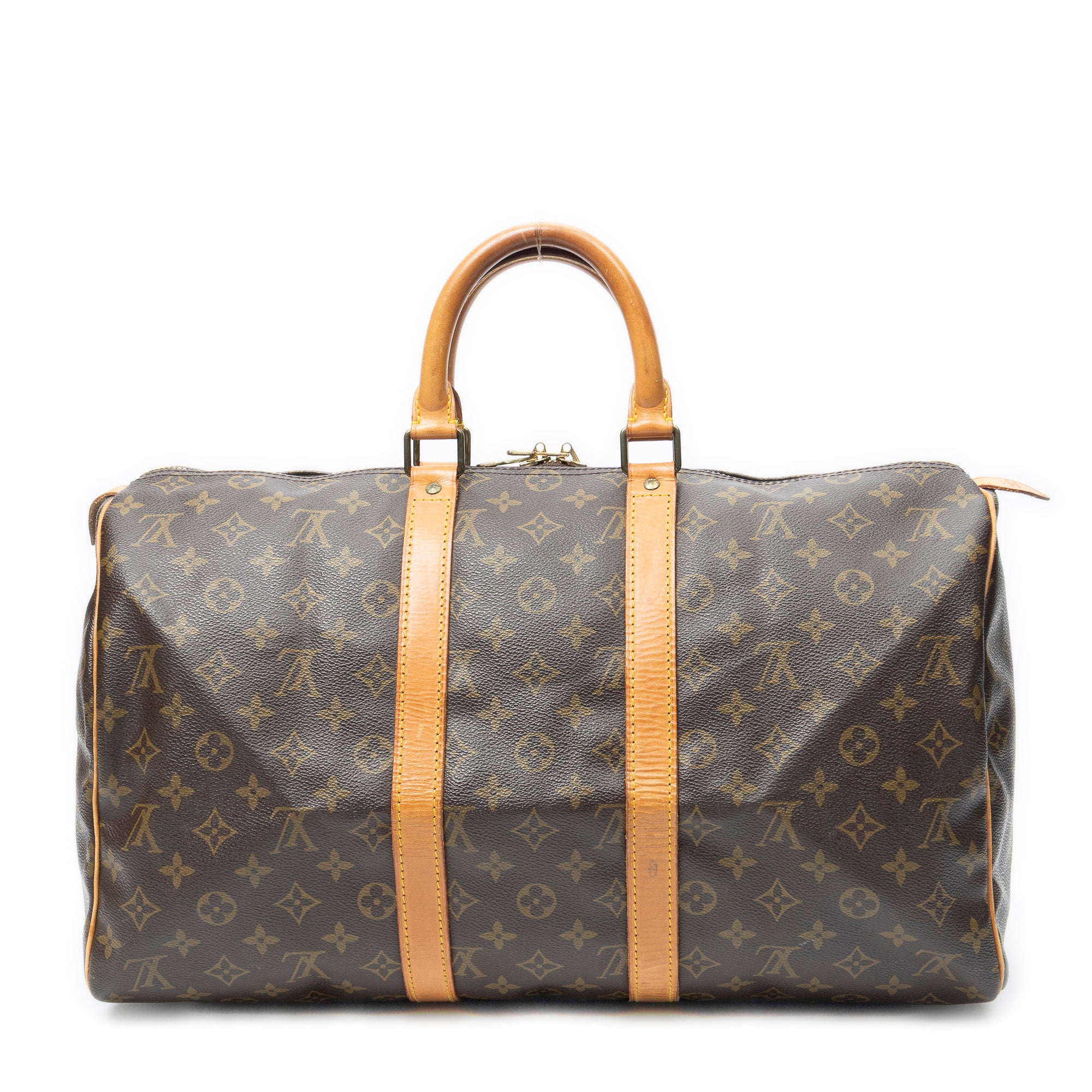 Travel Bag Keepall 45 Brown Monogram Canvas