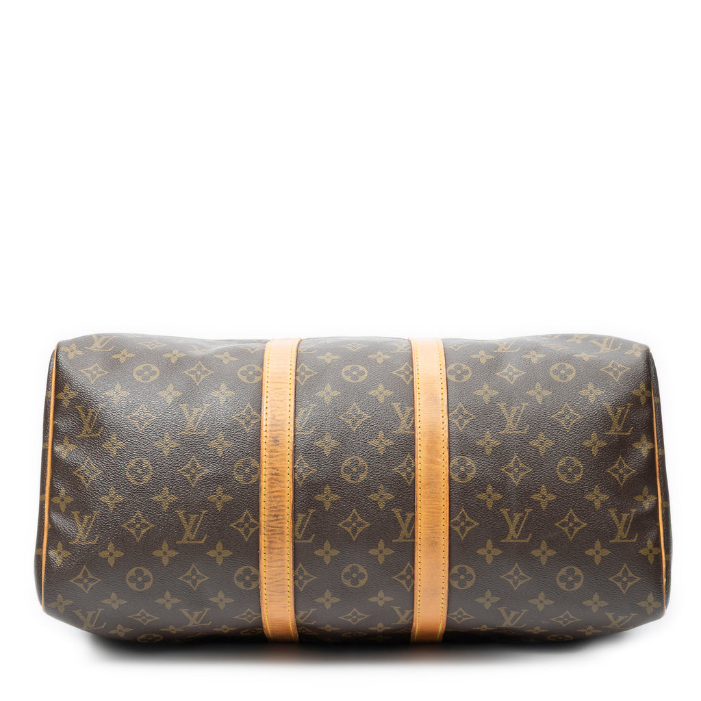 Travel Bag Keepall 45 Brown Monogram Canvas