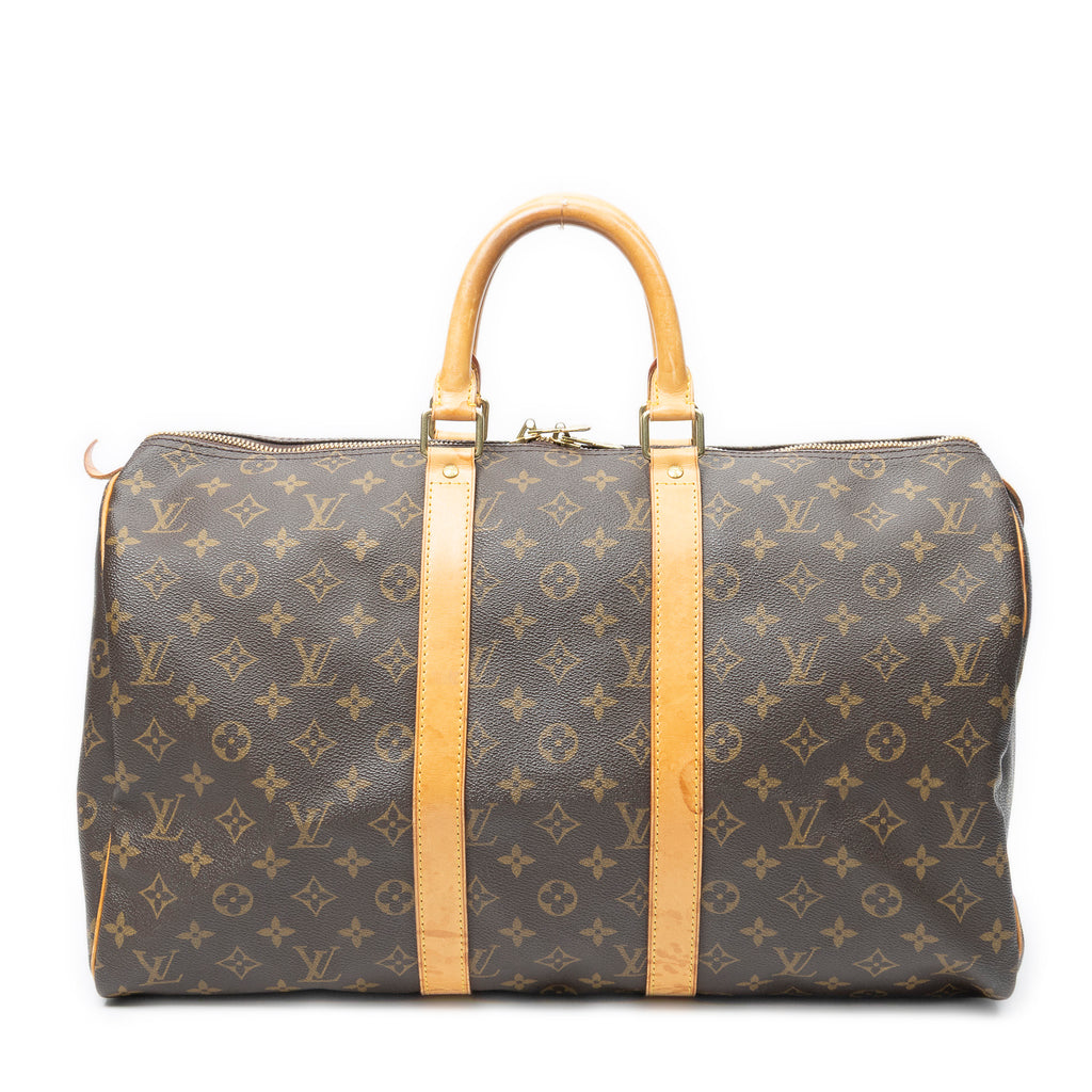 Travel Bag Keepall 45 Brown Monogram Canvas