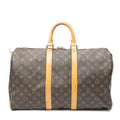 Travel Bag Keepall 45 Brown Monogram Canvas