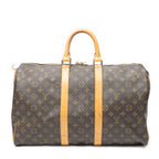 Travel Bag Keepall 45 Brown Monogram Canvas