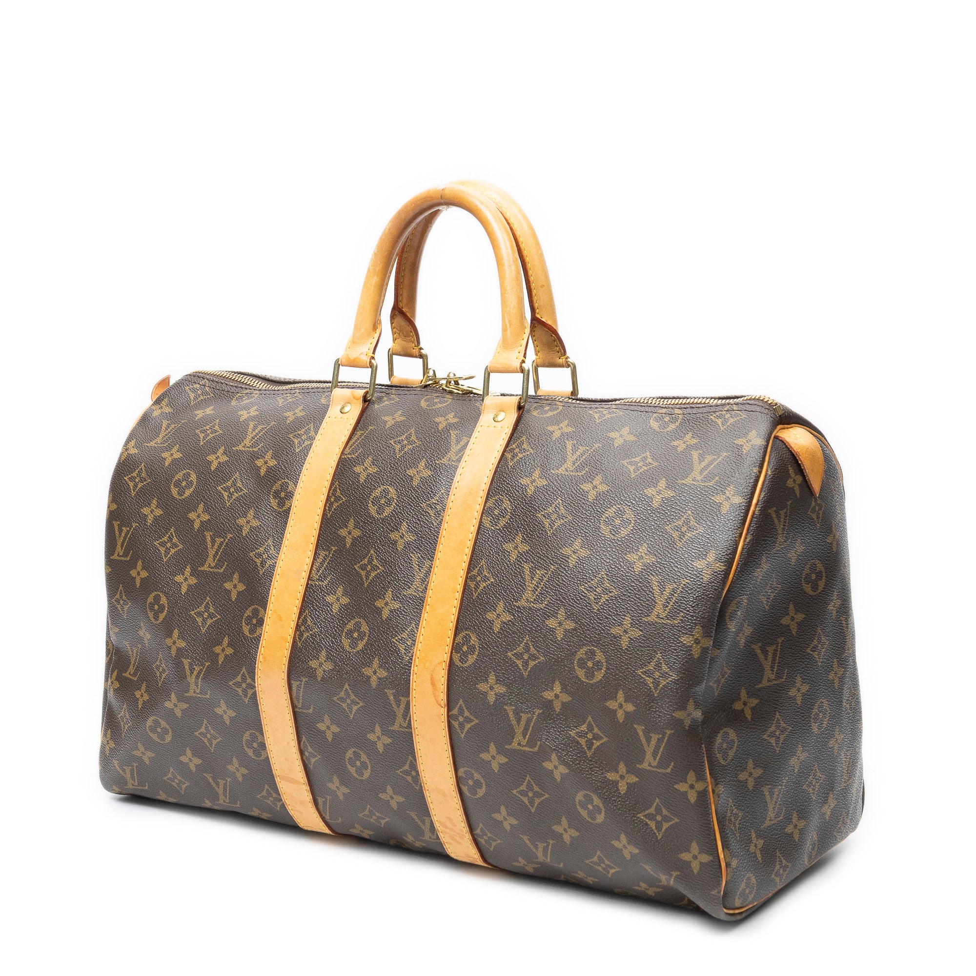 Travel Bag Keepall 45 Brown Monogram Canvas