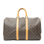Travel Bag Keepall 45 Brown Monogram Canvas