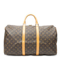 Travel Bag Keepall 50 Brown Monogram Canvas
