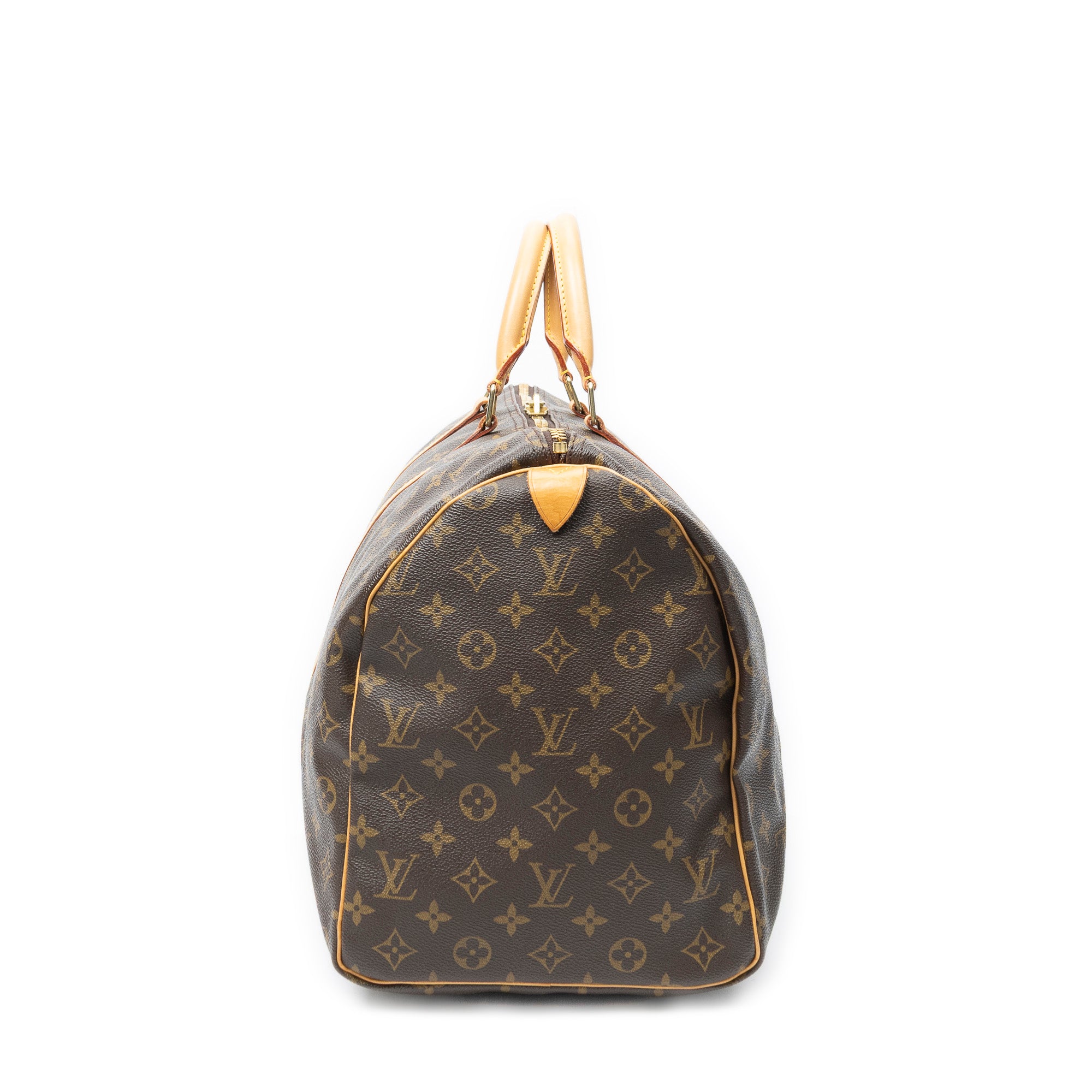 Travel Bag Keepall 50 Brown Monogram Canvas