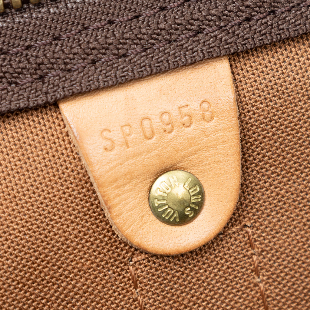 Travel Bag Keepall 50 Brown Monogram Canvas